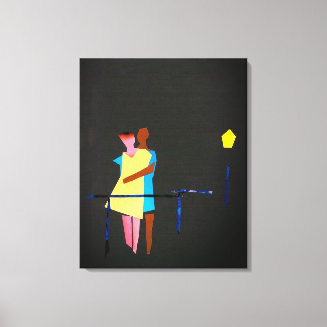 Lovers and Light LOS AMANTES Canvas Print (Front)
