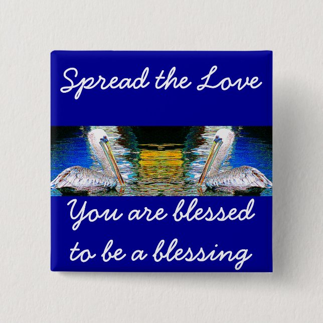 Lovers at Heart_ 2 Inch Square Button (Front)