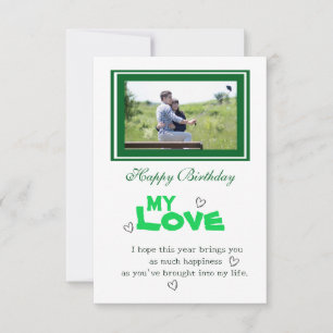 Lover's birthday  card