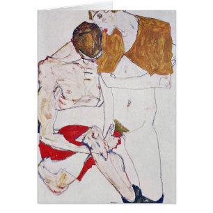 Lovers By Egon Schiele