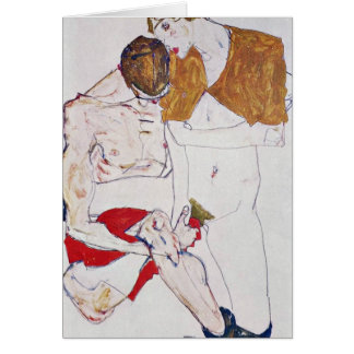 Lovers By Egon Schiele