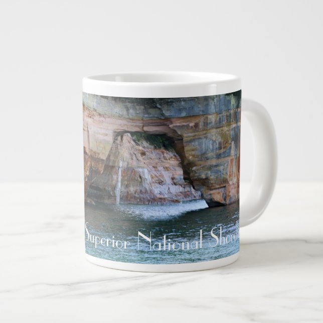 Lover's Cove Large Coffee Mug (Front Right)