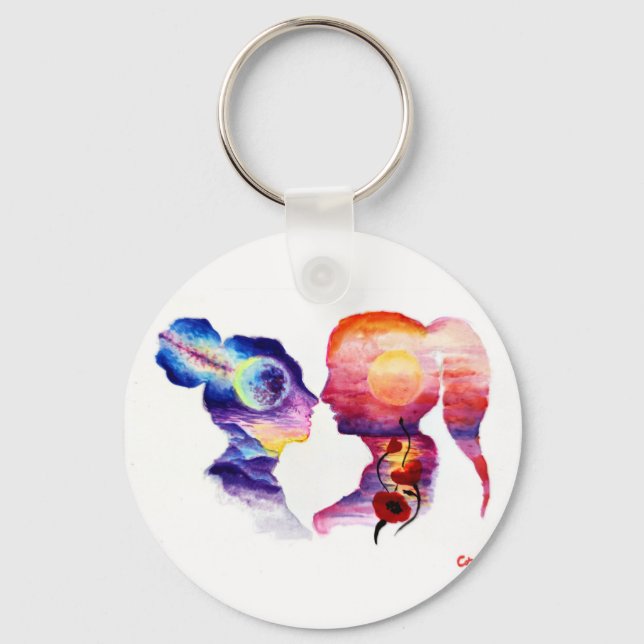 Lovers dreaming   keychain (Front)