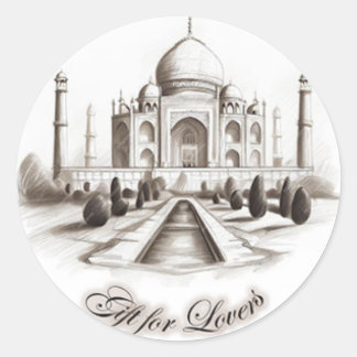 LOVERS GIFT CLASSIC ROUND STICKER