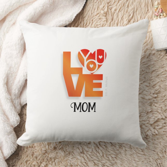 Lover's Heart® Love Mom Coussin (Couverture)