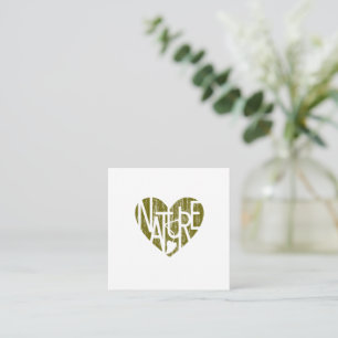 Lover's Heart® Nature 2.5" x 2.5" Flat Note Card