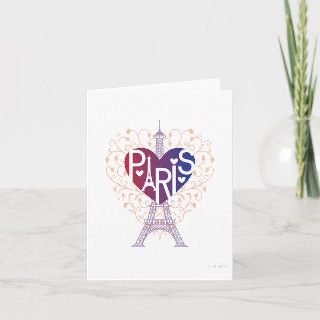 Lover's Heart® Paris Lover's Card (Front)
