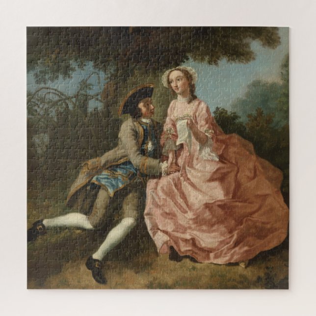 Lovers in a Landscape (Romantic Couple) Jigsaw Puzzle (Vertical)