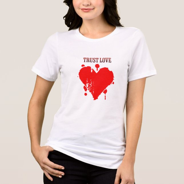 Lovers in the Dark" Tri-Blend Shirt (Front)