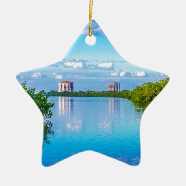Lovers Key Beach State Park Ceramic Ornament (Front)