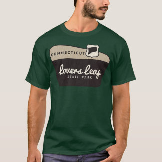 Lovers Leap State Park Connecticut Welcome Sign T-Shirt