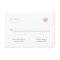 {Lover's} Modern Wedding RSVP
