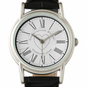 Lovers' Names on a Valentines Watch