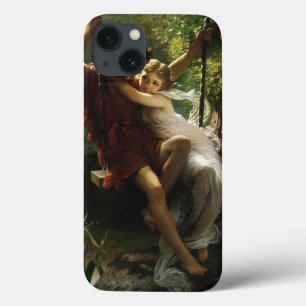 Lovers on a Swing. Spring by Pierre Auguste Cot iPhone 13 Case