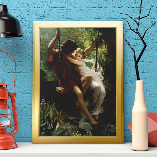 Lovers on a Swing. Spring by Pierre Auguste Cot Poster (Creator Uploaded)