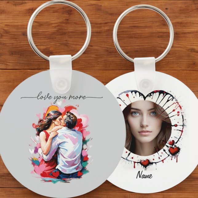 lovers Soft Holiday Card Keychain (Creator Uploaded)