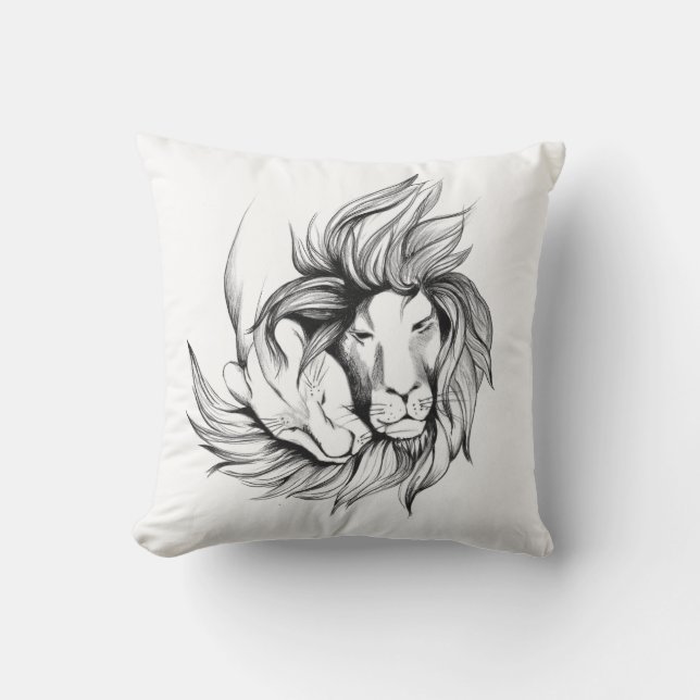 Lovers Throw Pillow (Front)
