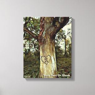 Lovers' Tree Canvas Print