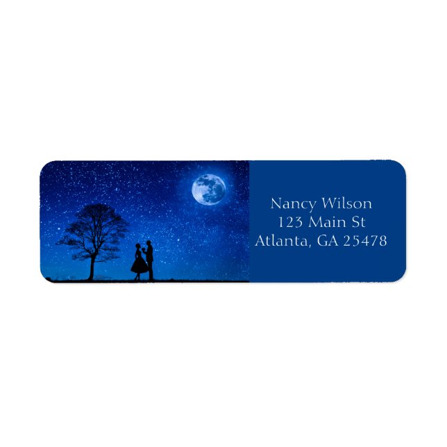 Lovers under a full moon (Front)