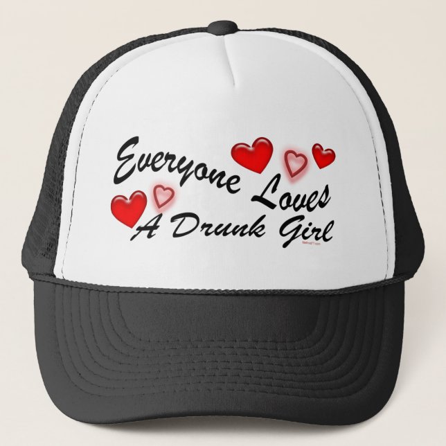 Loves A Drunk Girl Hat (Front)