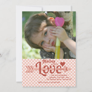 Love's Arrow Photo Invitation
