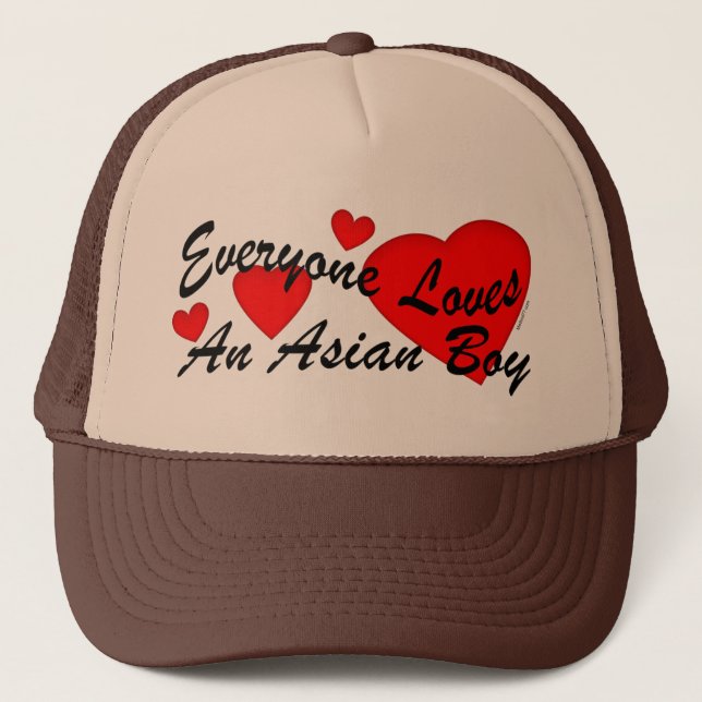 Loves Asian Boy Hat (Front)