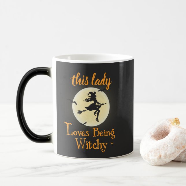 Loves Being Witchy Magic Mug (With Donut)
