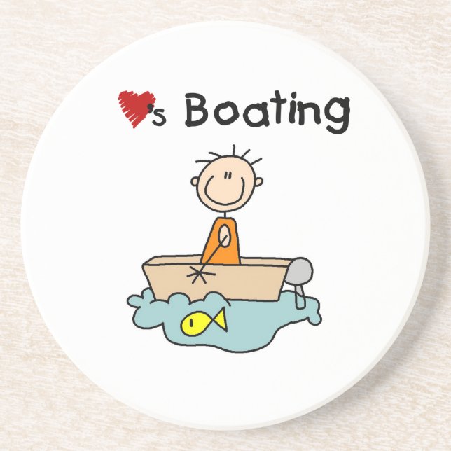 Loves Boating Coaster (Front)