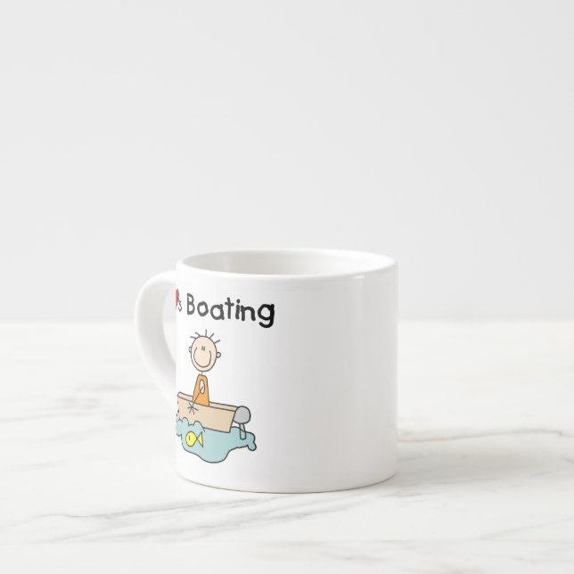 Loves Boating Espresso Cup (Front Left)