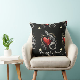 "Love's Deadly Sin" Throw Pillow