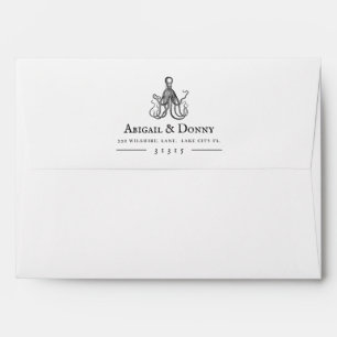 Love's Embrace   Pre-addressed octopus themed Envelope