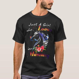 Loves Her Mustang Horse Horses T-Shirt