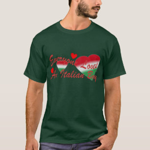 Loves Italian Boy Red I T-Shirt