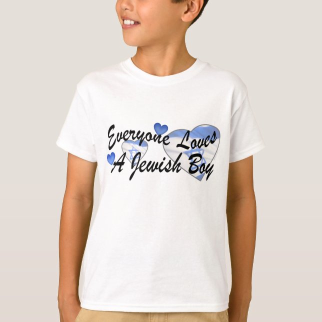 Loves Jewish Boy T-Shirt (Front)
