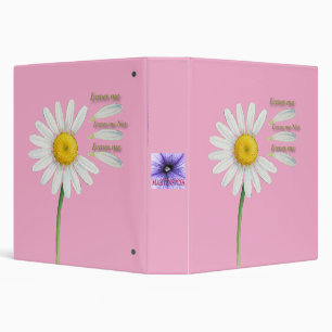 Loves Me, Loves Me Not Daisy – Romantic Watercolor Binder