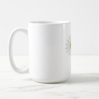 Loves Me, Loves Me Not Daisy – Romantic Watercolor Coffee Mug