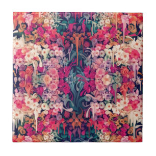 Loves me maybe, melting floral pattern tile