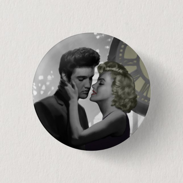 Love's Return 2 1 Inch Round Button (Front)