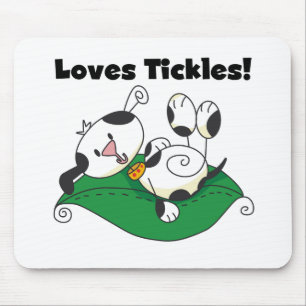 Loves Tickles T-shirts and Gifts Mouse Pad