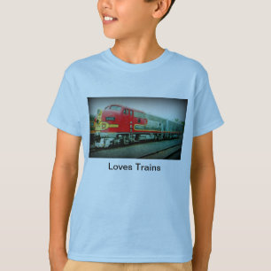 Loves Trains Children's T-Shirt