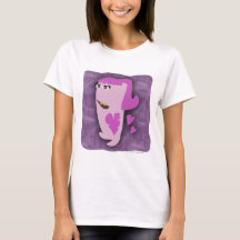 Lovesick Girl Teen Monster Cartoon Illustration