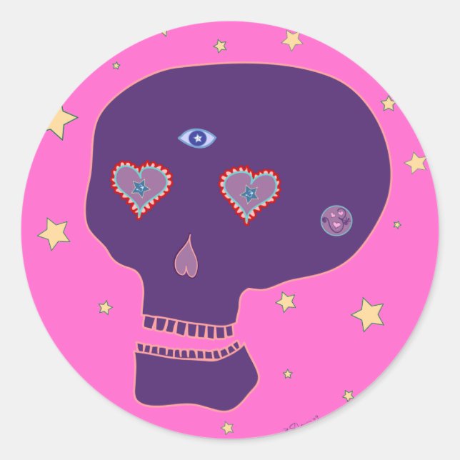 LoveSkull Sticker (Front)