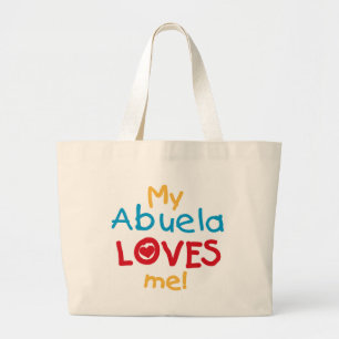 LOVESMEabuela Large Tote Bag