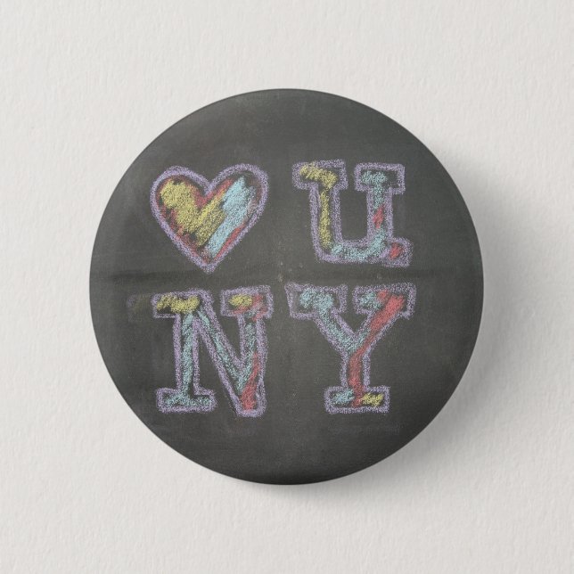 loveuny 2 inch round button (Front)