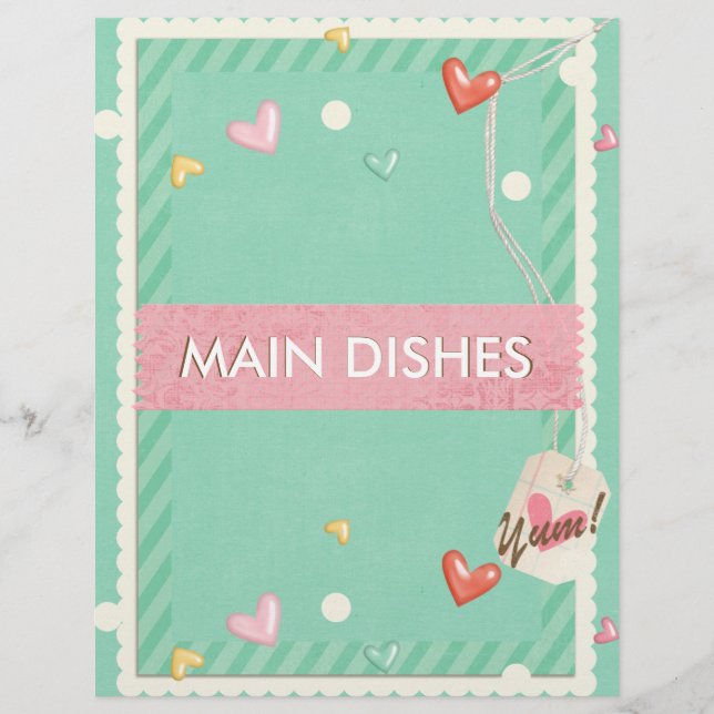 Lovin' From The Oven Recipe Dividers (Front)