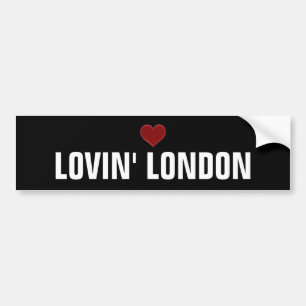 LOVIN' LONDON-Bumper Sticker Cool design!