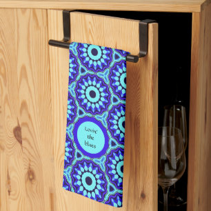 Lovin' the Blues Kitchen Apron Towel