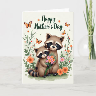 Loving Animal Family Day Card