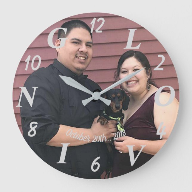 Loving Around the Clock, Wall Clock (Front)