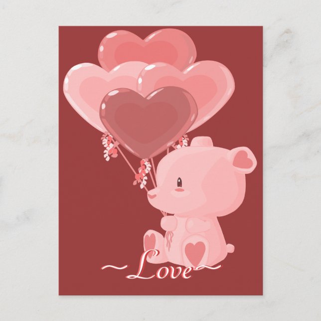 Loving Bear Postcard (Front)